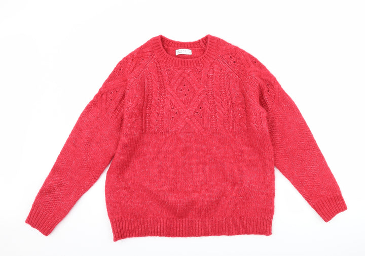 Papaya Womens Pink   Pullover Jumper Size M