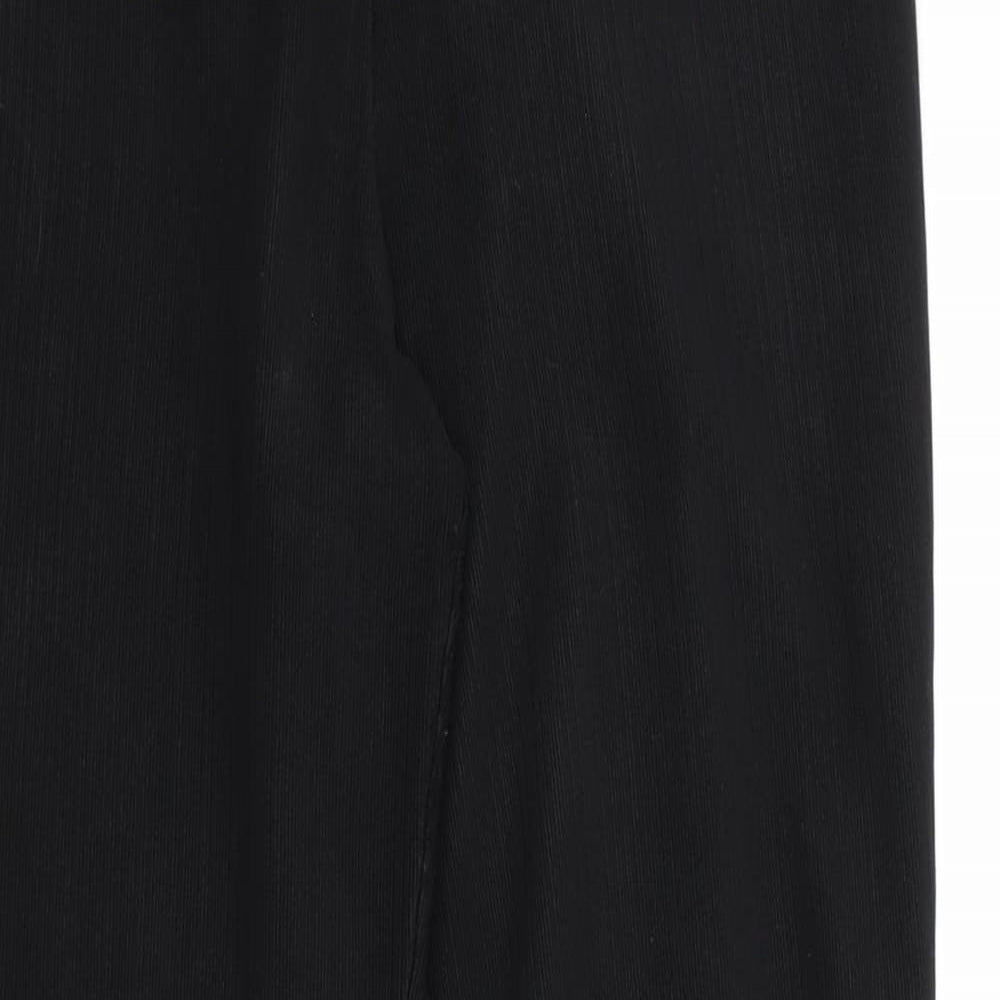 Papaya Womens Black   Trousers  Size 12 L28 in