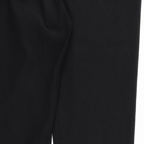Papaya Womens Black   Trousers  Size 12 L28 in