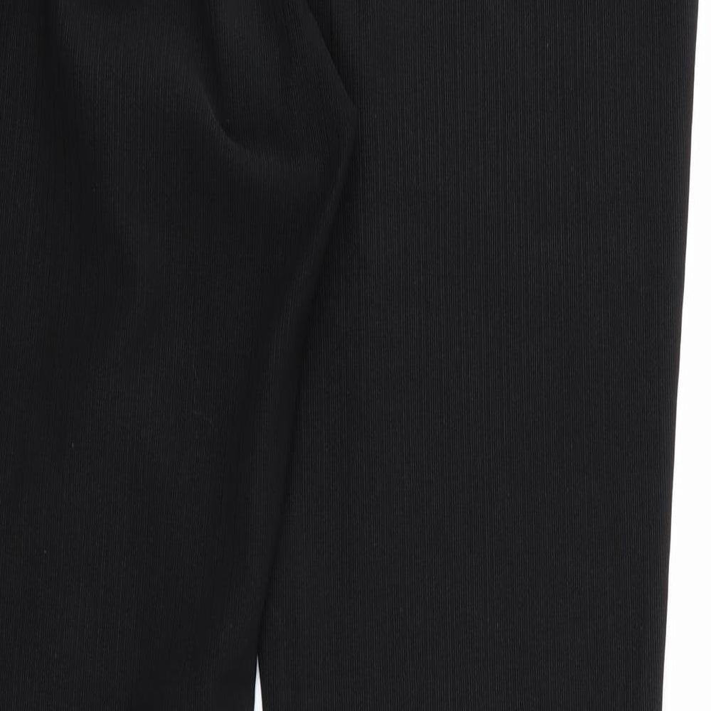 Papaya Womens Black   Trousers  Size 12 L28 in