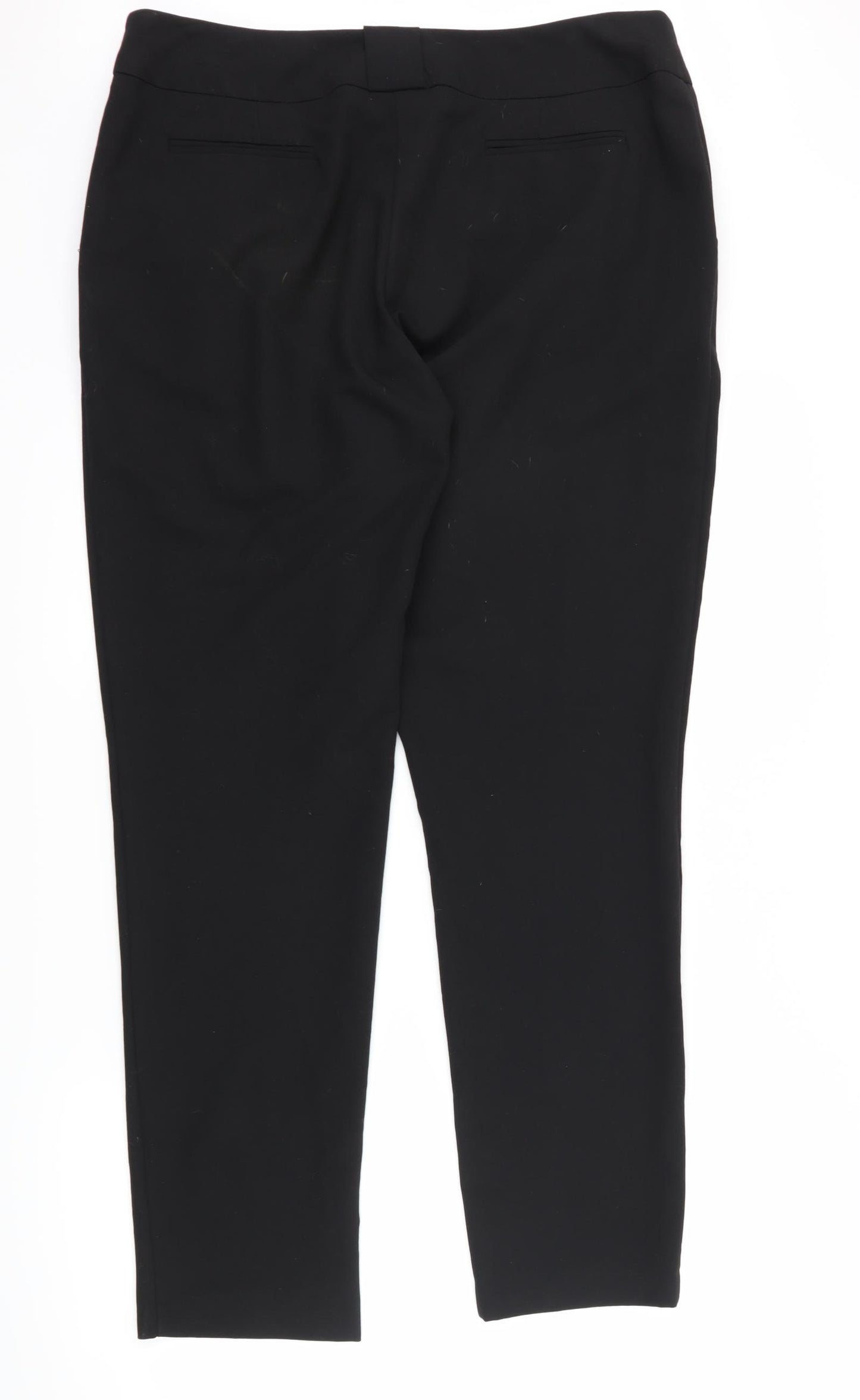 F&F Womens Black   Trousers  Size 16 L31 in