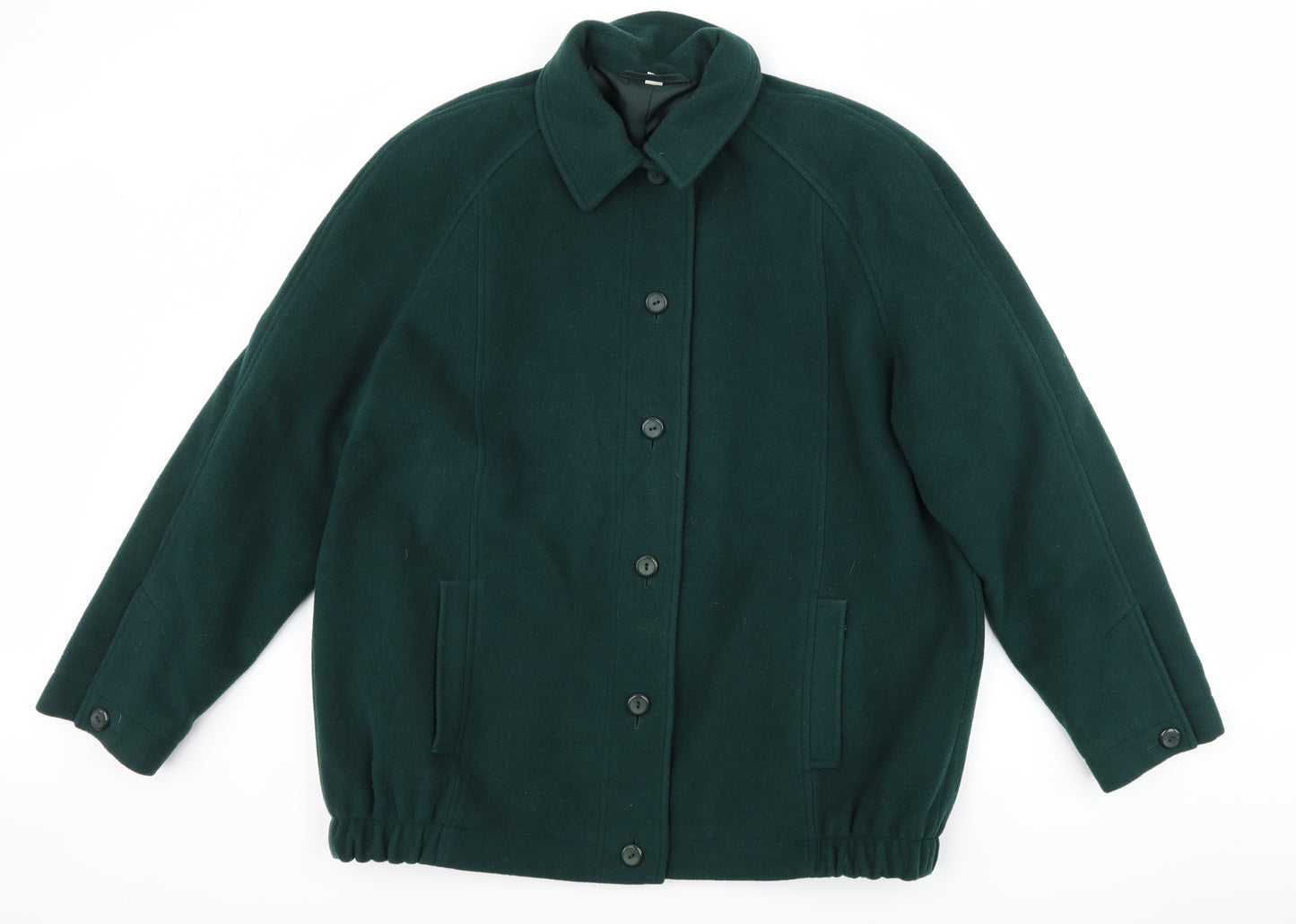 Holmewood Womens Green   Overcoat Coat Size 16