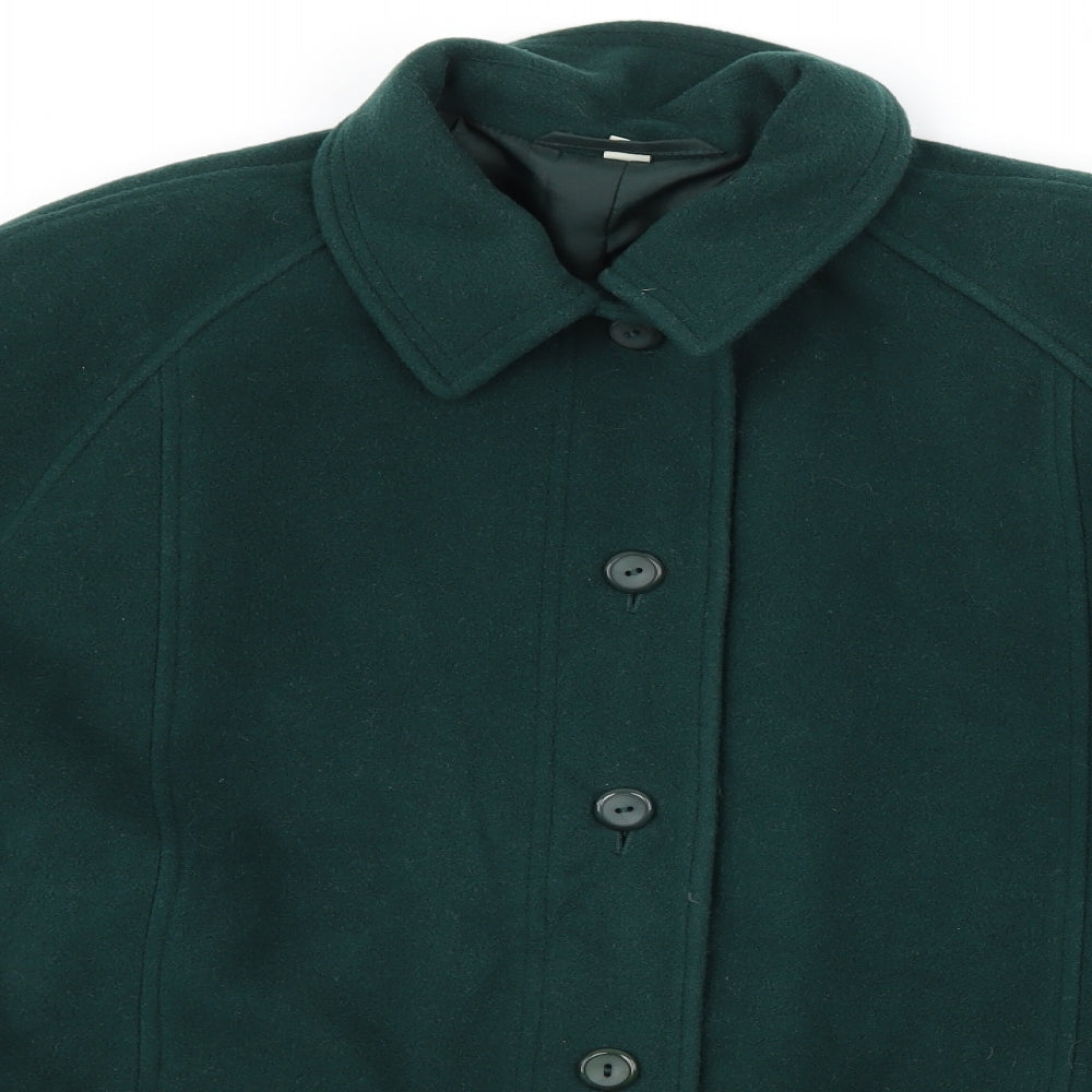 Holmewood Womens Green   Overcoat Coat Size 16