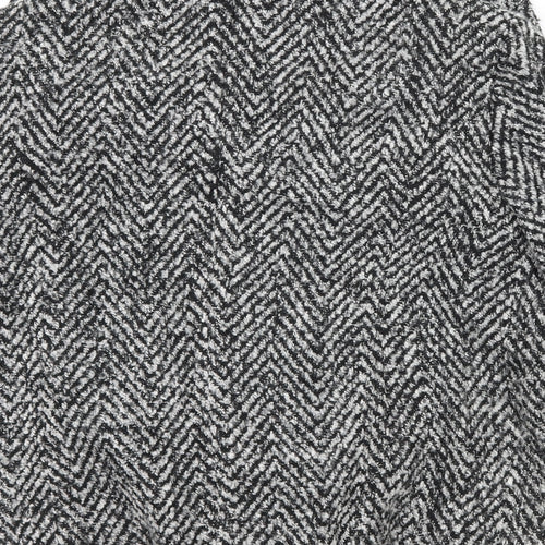EWM Womens Black Herringbone  Jacket  Size 14