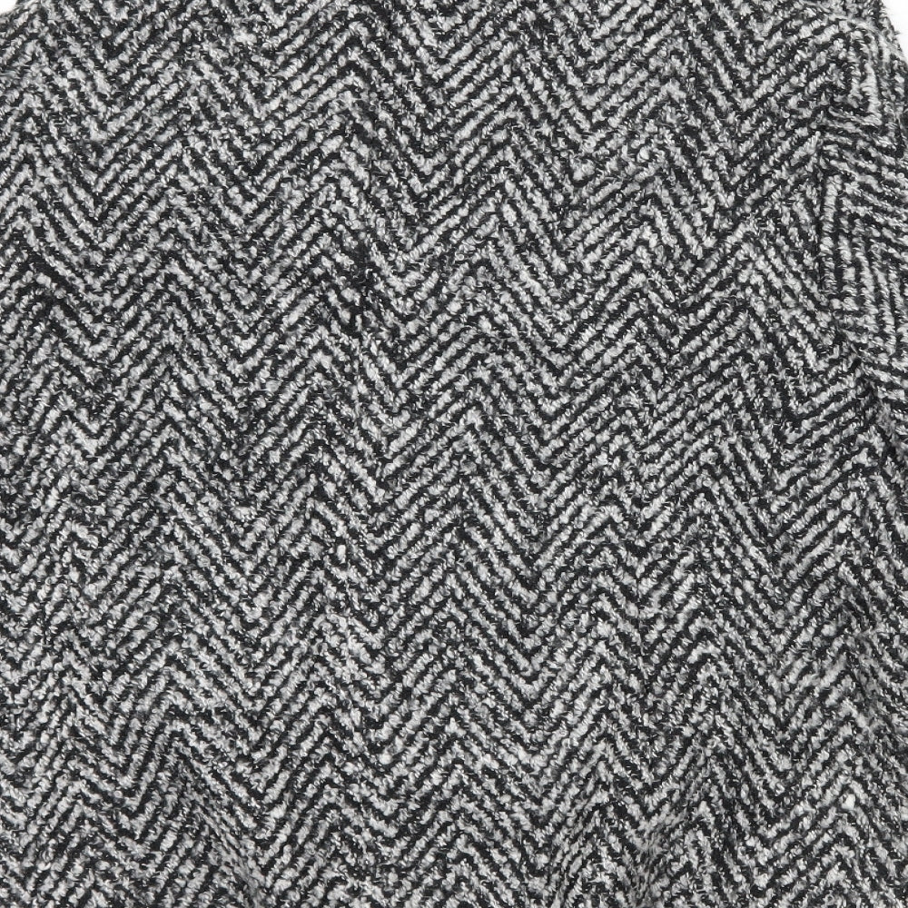 EWM Womens Black Herringbone  Jacket  Size 14