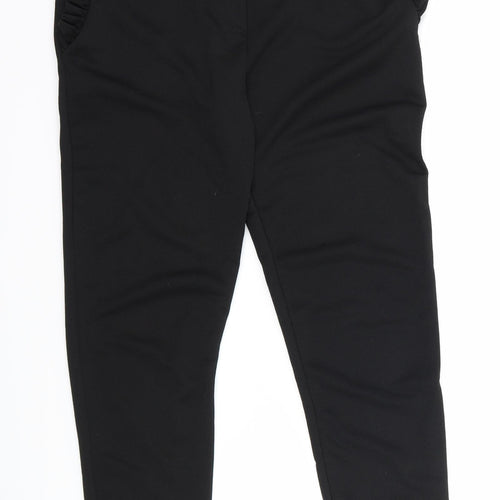 Missi London Womens Black   Trousers  Size 12 L23 in
