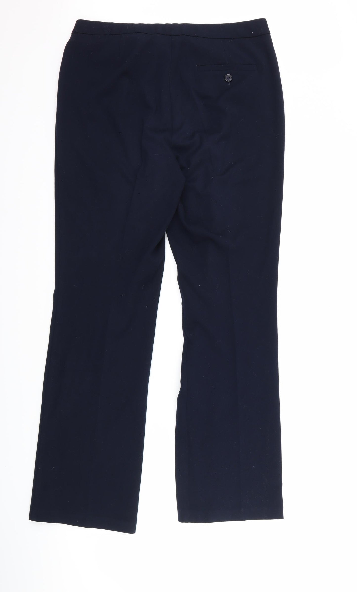 Marks and Spencer Womens Blue   Trousers  Size 12 L28 in