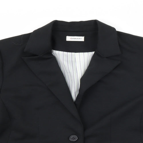 Damart Womens Black   Jacket Suit Jacket Size 14