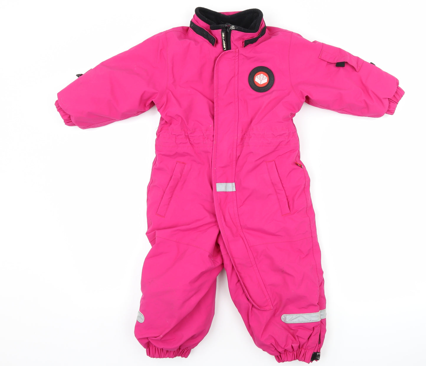 lego tec Girls Pink   Ski Jacket Snowsuit Size 18-24 Months