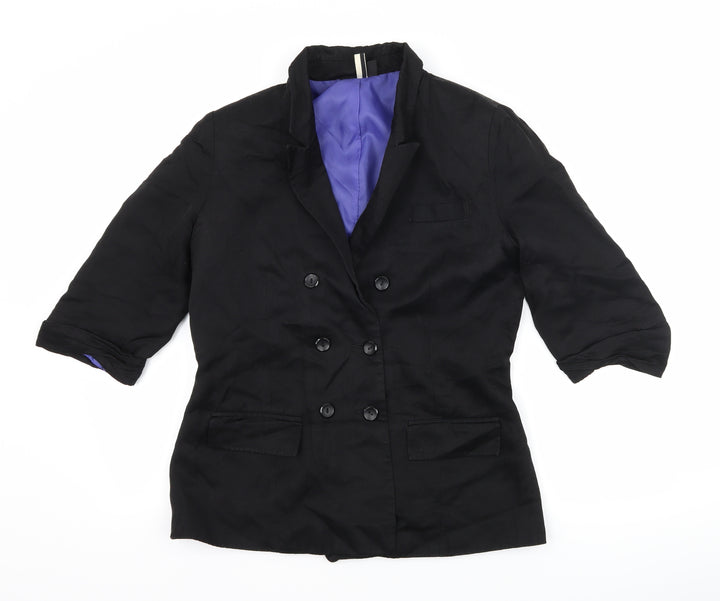 Topshop Womens Black   Jacket  Size 12