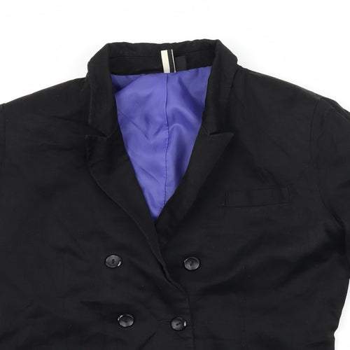 Topshop Womens Black   Jacket  Size 12