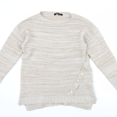 Peacocks Womens Brown   Pullover Jumper Size S