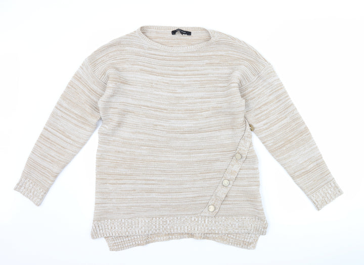 Peacocks Womens Brown Pullover Jumper Size S