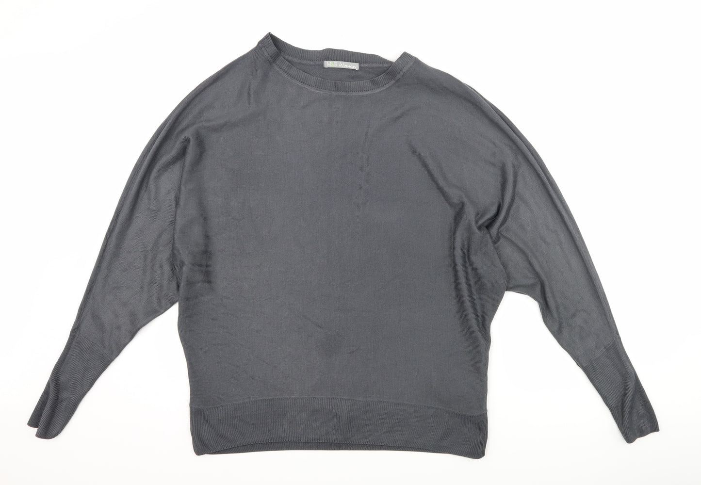 Marks and Spencer Womens Grey   Pullover Jumper Size 12