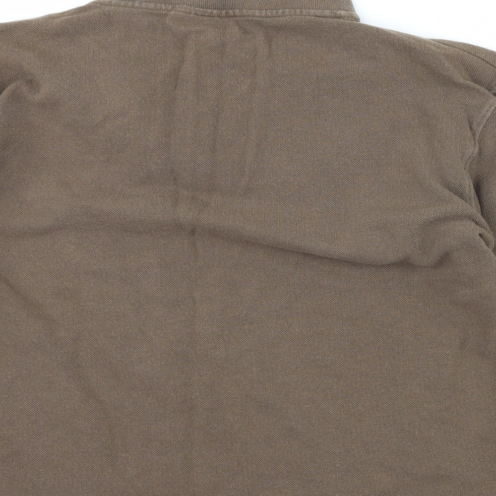 Cedar Wood State Mens Brown    Polo Size XL  - graphic