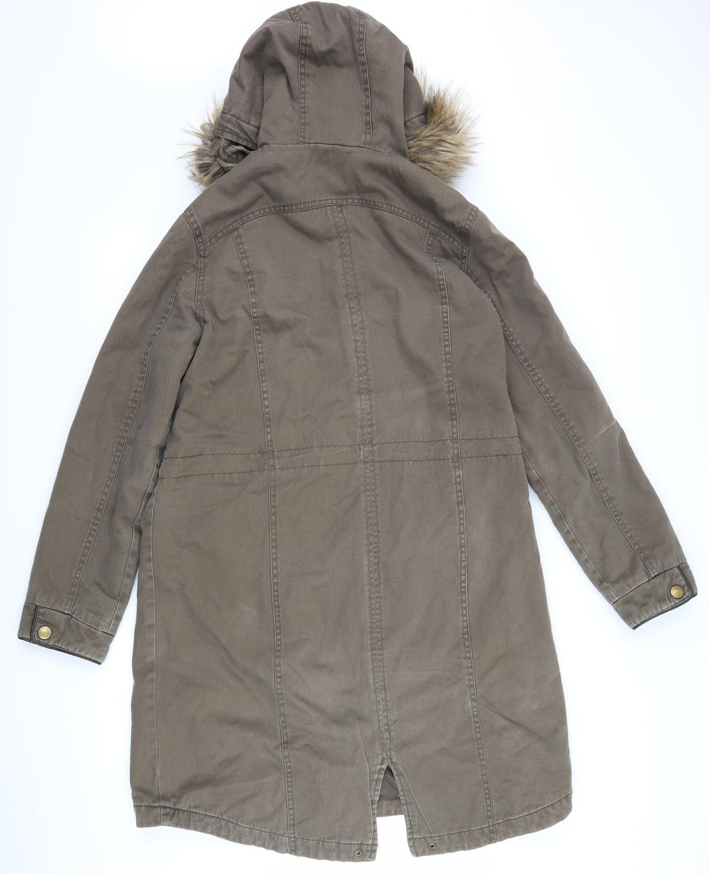 South Womens Brown   Trench Coat Coat Size 14