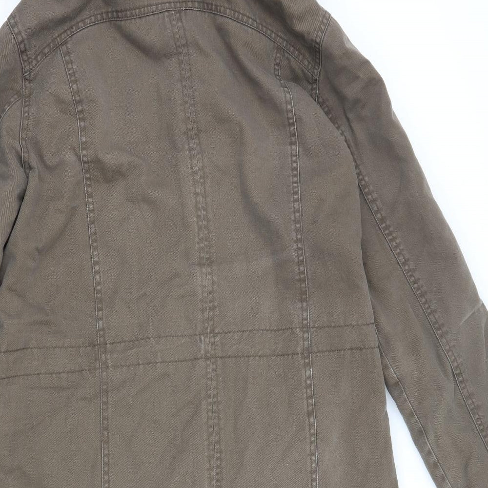 South Womens Brown   Trench Coat Coat Size 14