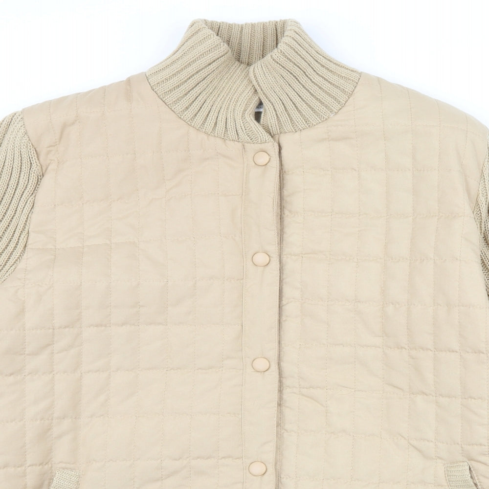 Damart Womens Brown   Quilted Coat Size M