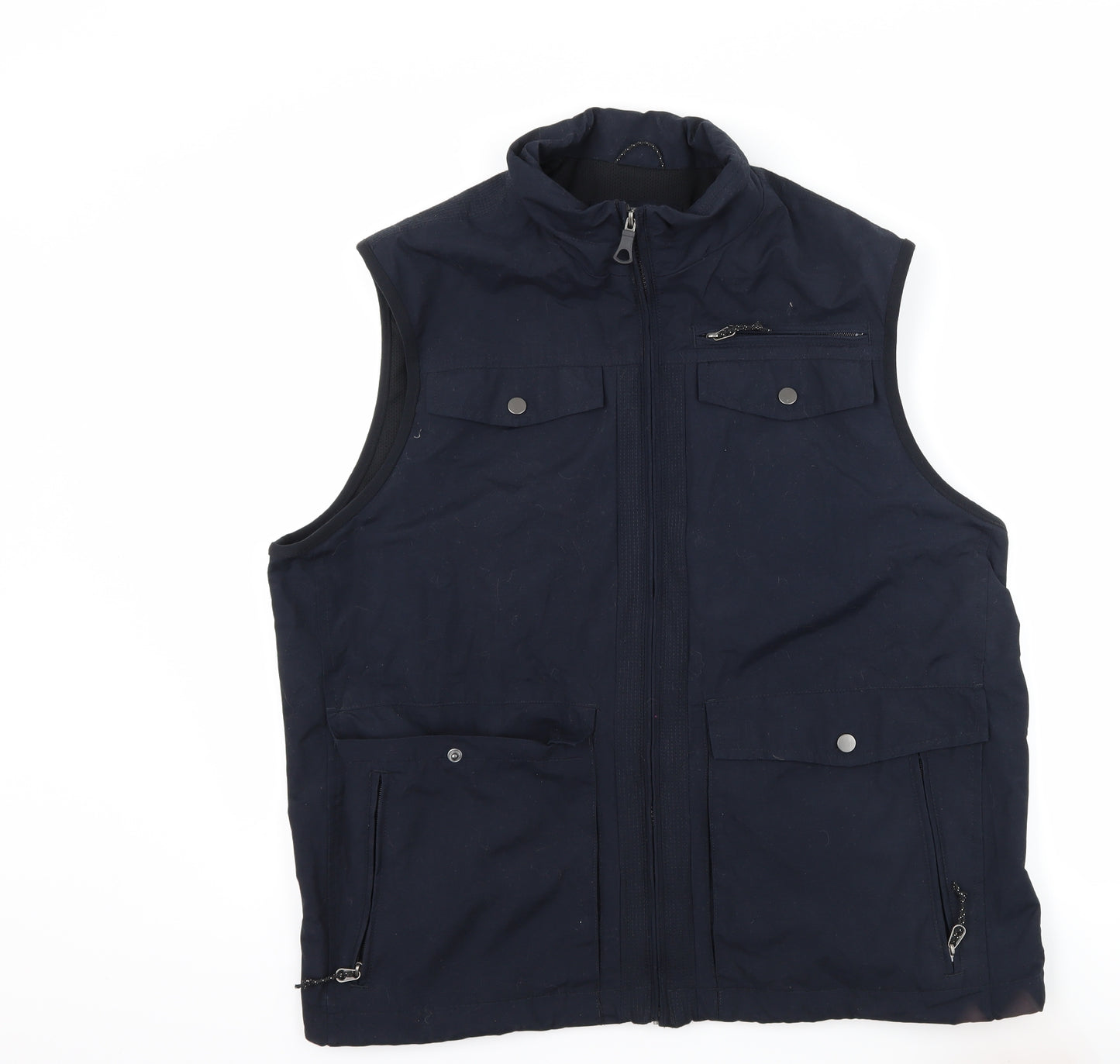 Marks and Spencer Mens Blue   Gilet Coat Size L