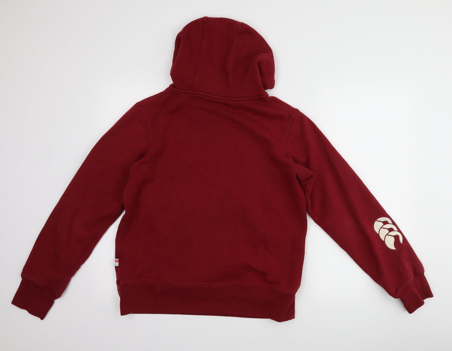 Canterbury Mens Red   Pullover Hoodie Size S  - England Rugby