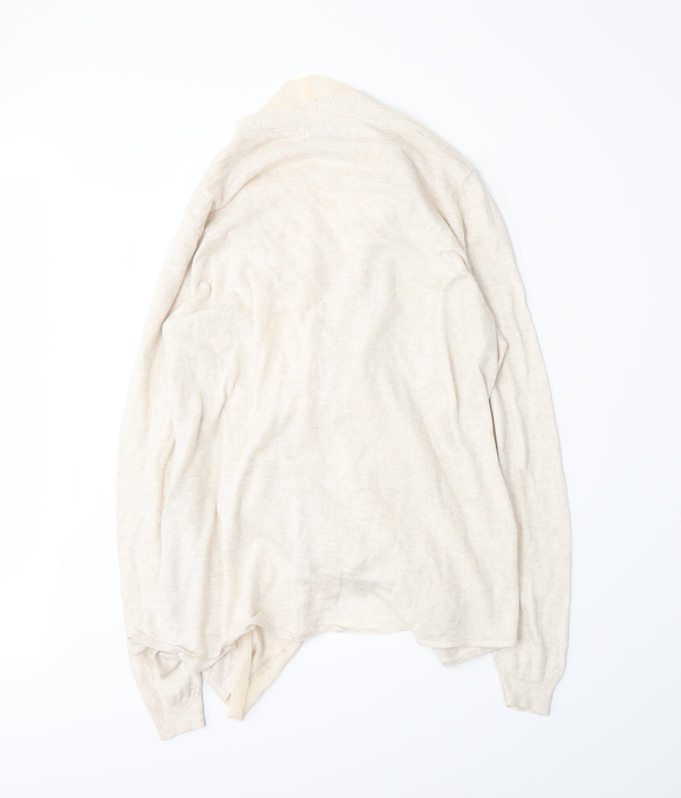 RJR.John Rocha Womens Beige  Knit Cardigan Jumper Size 14