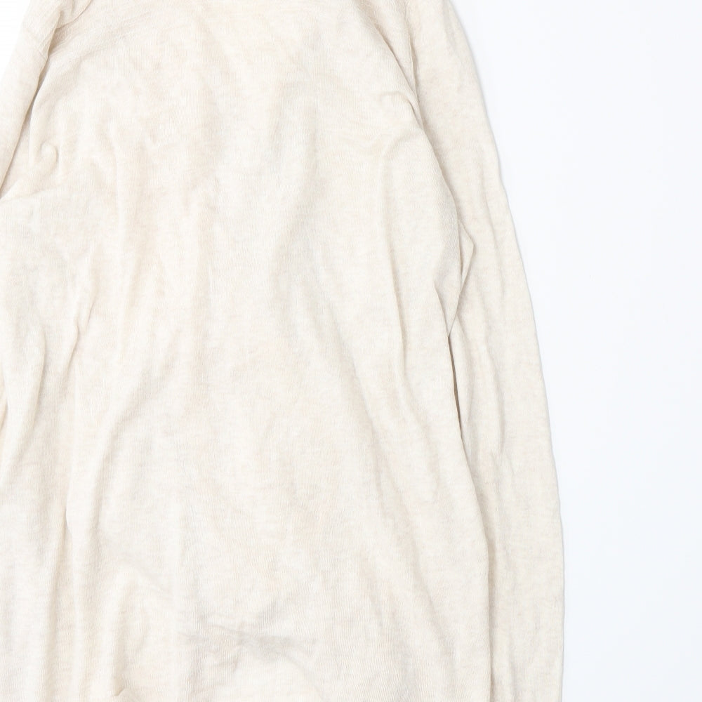 RJR.John Rocha Womens Beige  Knit Cardigan Jumper Size 14