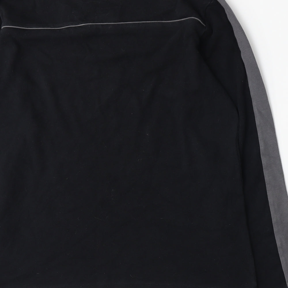 French Connection Mens Black  Jersey  T-Shirt Size M