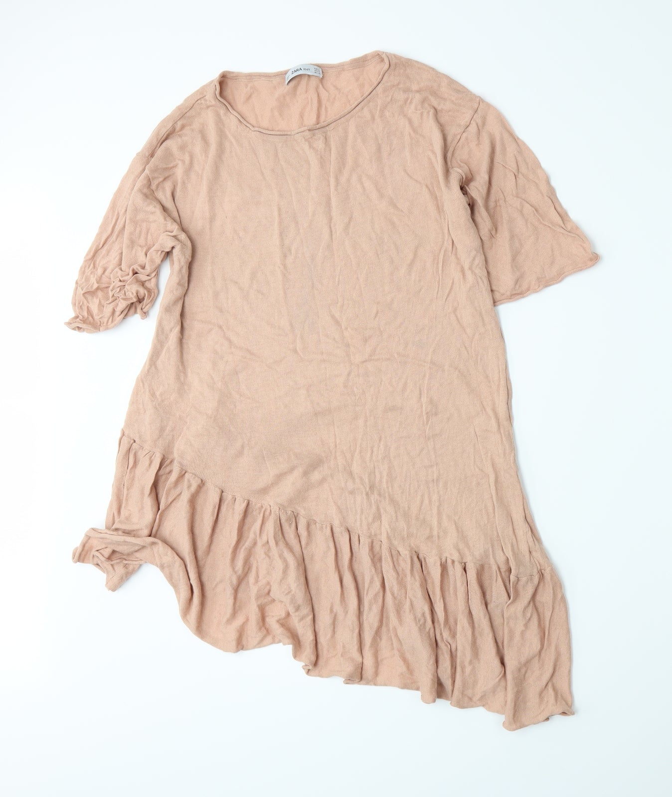 Zara Womens Pink  Knit A-Line  Size S