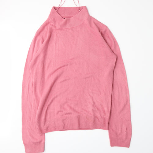 Ellie Louise Womens Pink  Knit Pullover Jumper Size L