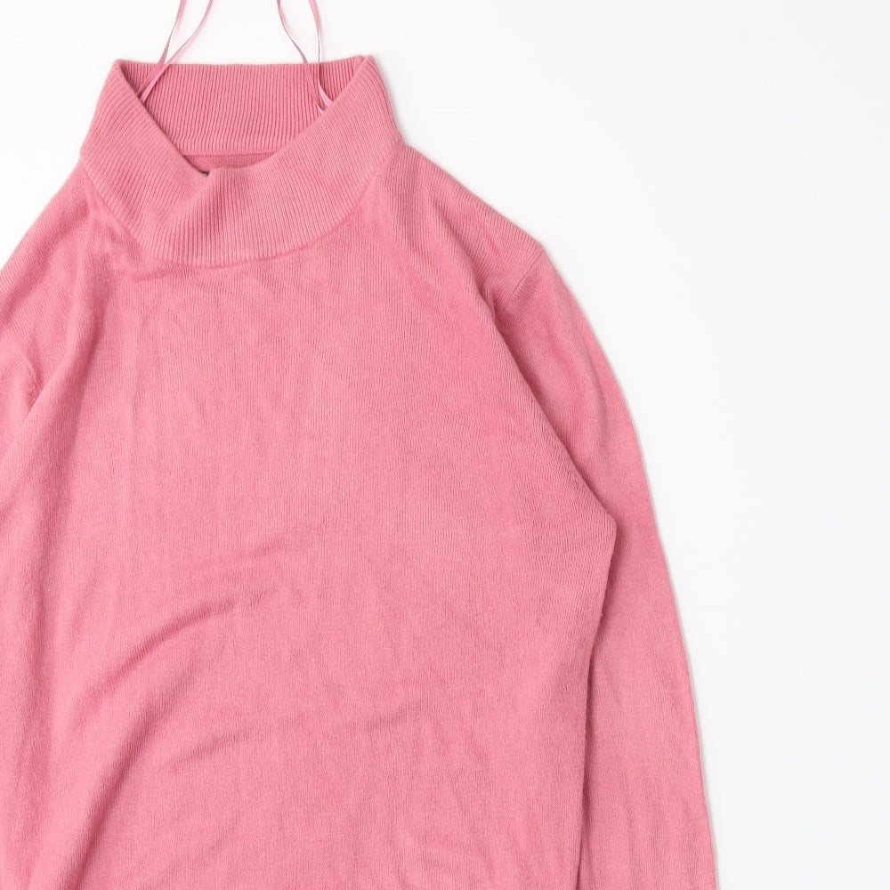 Ellie Louise Womens Pink  Knit Pullover Jumper Size L