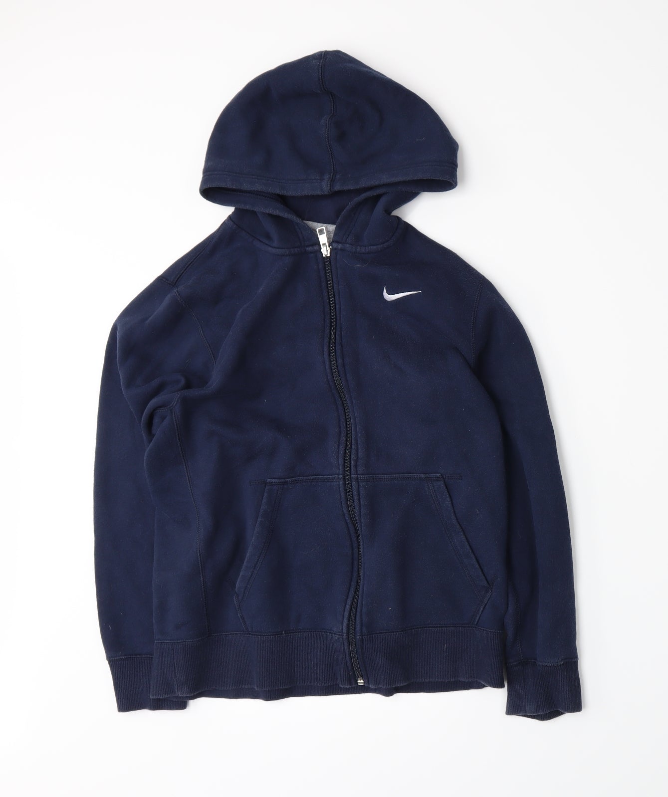 Nike Boys Blue  Jersey Full Zip Hoodie Size 12-13 Years