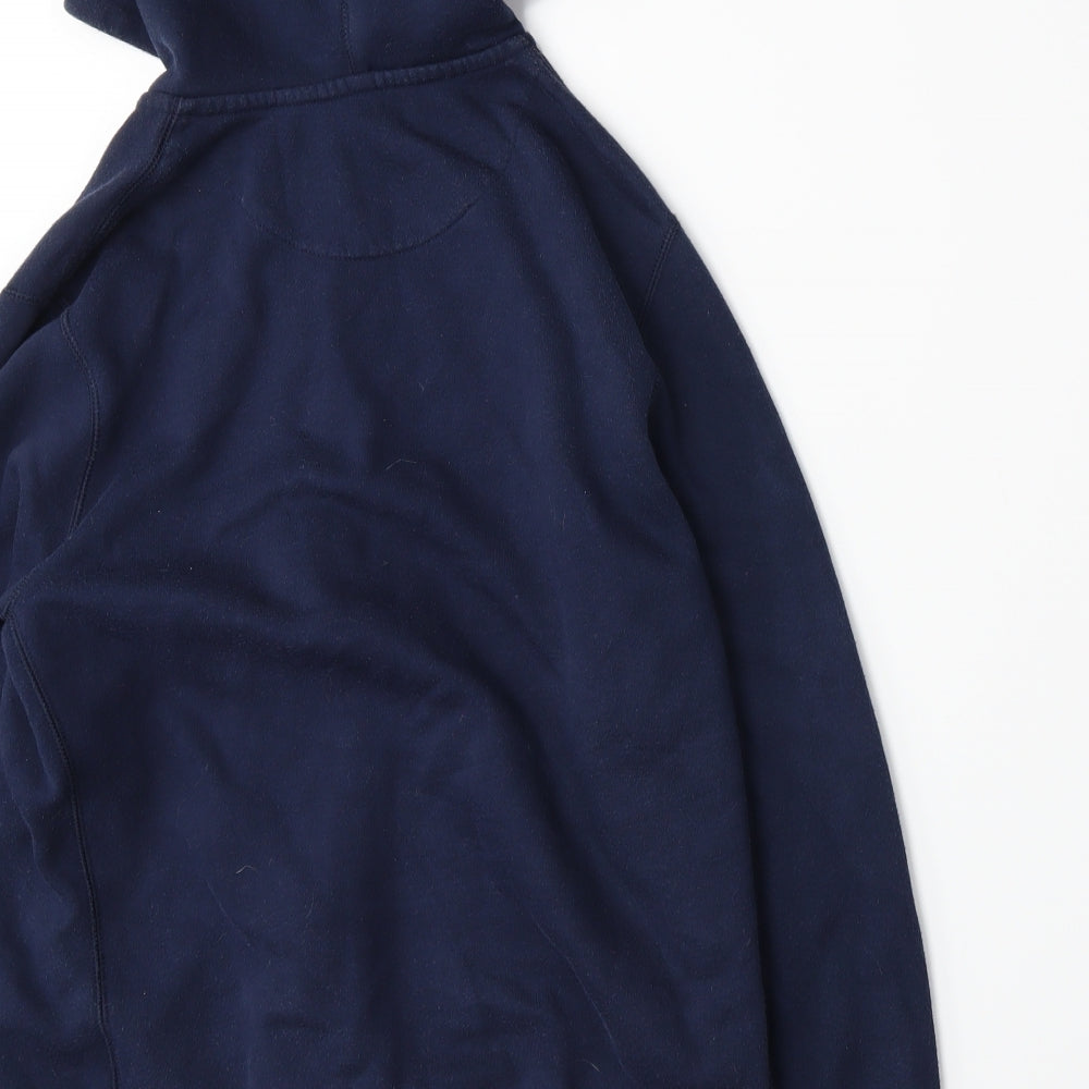 Nike Boys Blue  Jersey Full Zip Hoodie Size 12-13 Years
