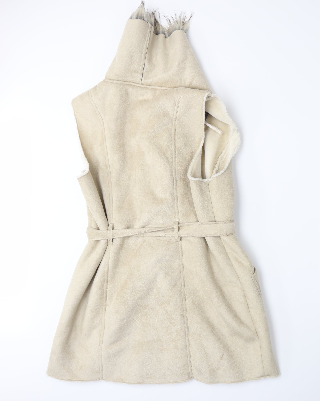 F&F Womens Beige   Jacket Waistcoat Size 16