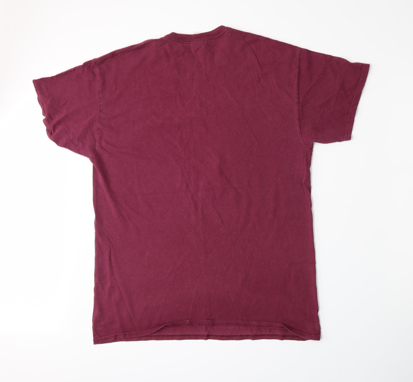 Gildan Mens Red  Jersey  T-Shirt Size L