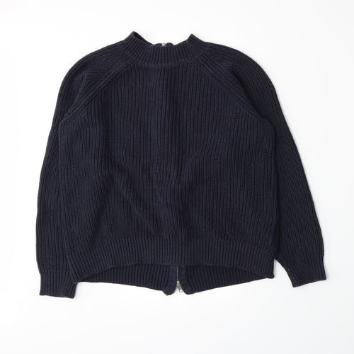 H&M Womens Blue  Knit Pullover Jumper Size S