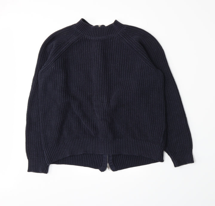 H&M Womens Blue  Knit Pullover Jumper Size S
