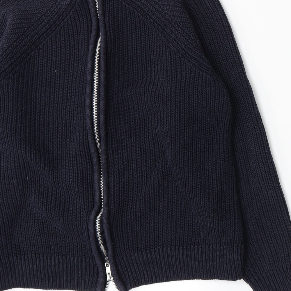 H&M Womens Blue  Knit Pullover Jumper Size S