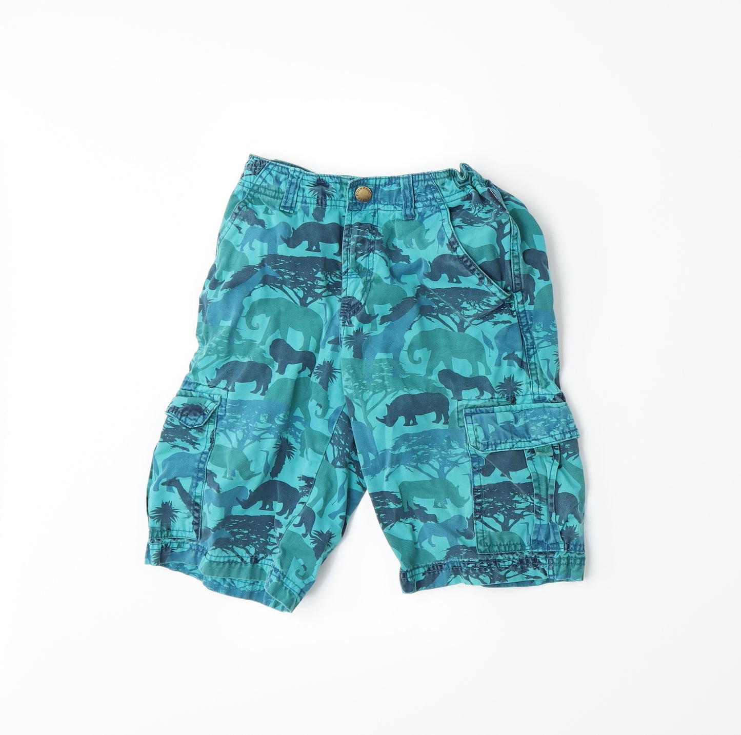 Polarn O. Pyret Boys Blue   Cargo Shorts Size 10-11 Years