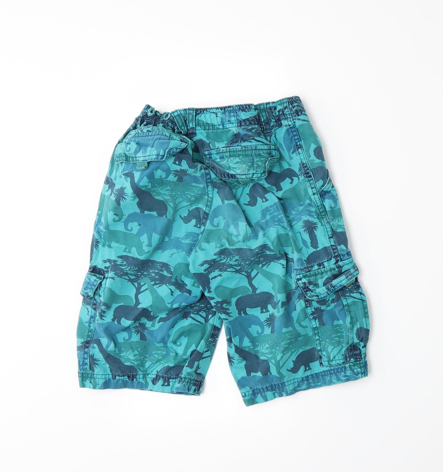 Polarn O. Pyret Boys Blue   Cargo Shorts Size 10-11 Years