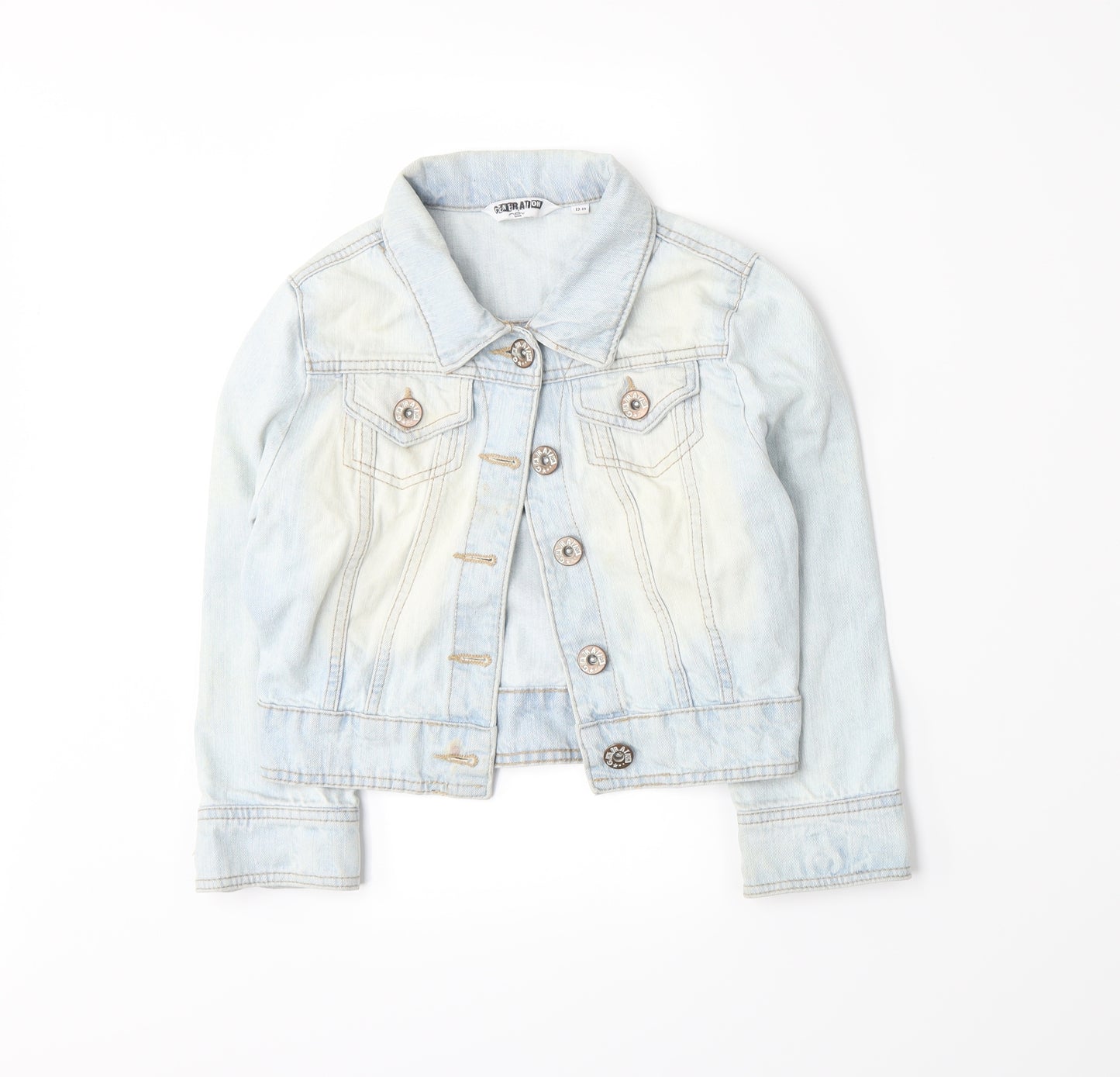 New Look Girls Blue  Denim Jacket  Size 12-13 Years
