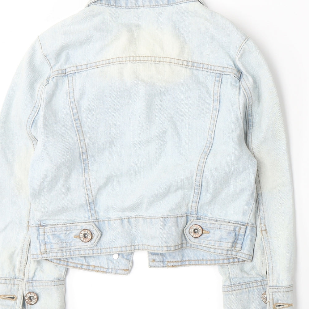 New Look Girls Blue  Denim Jacket  Size 12-13 Years