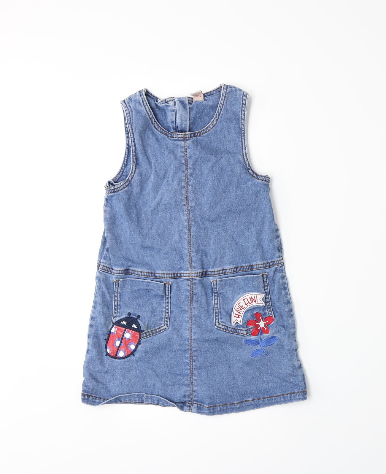 TU Girls Blue   A-Line  Size 4-5 Years