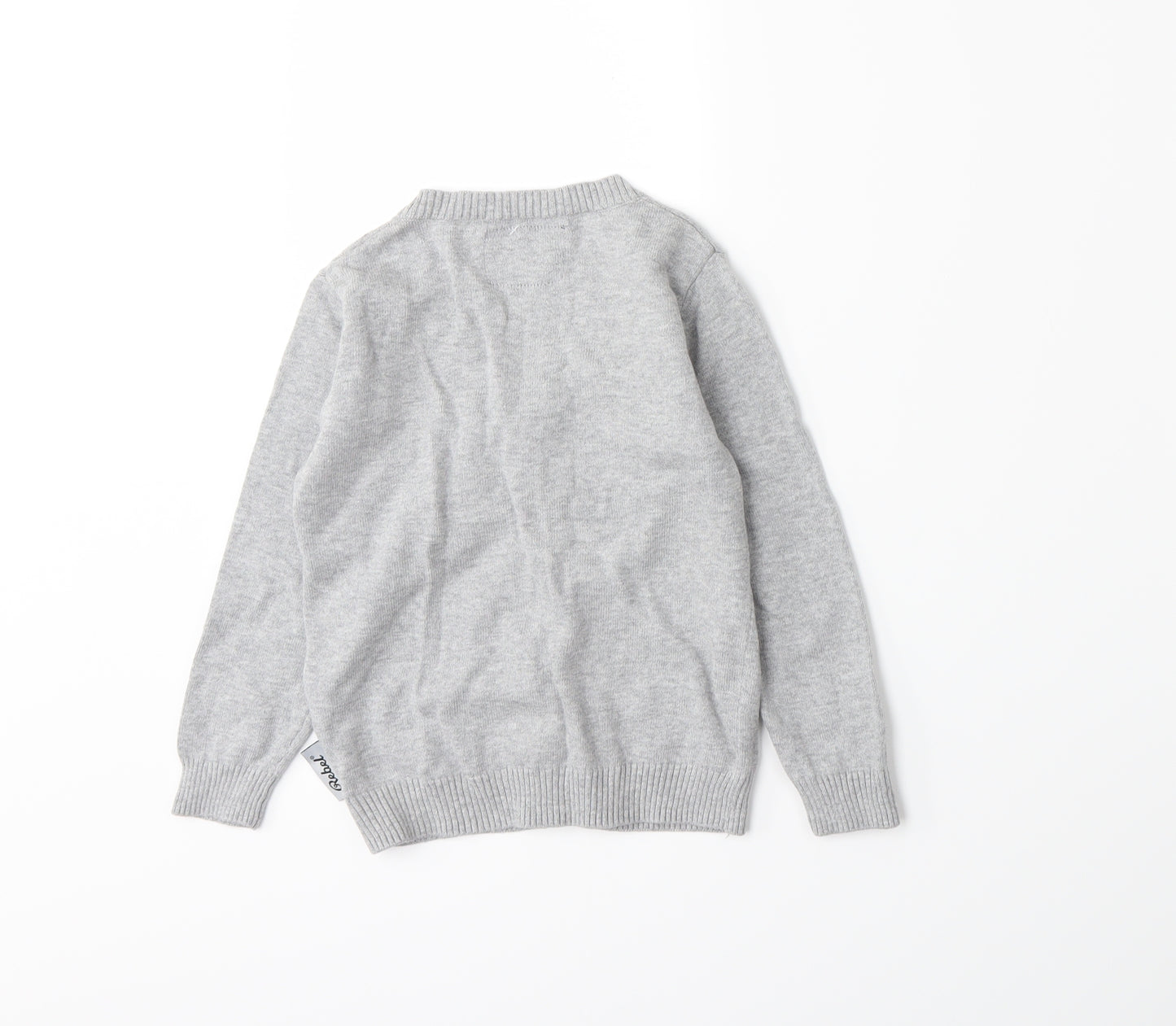 Primark Womens Grey  Knit Cardigan Jumper Size S  - Ages 4-5