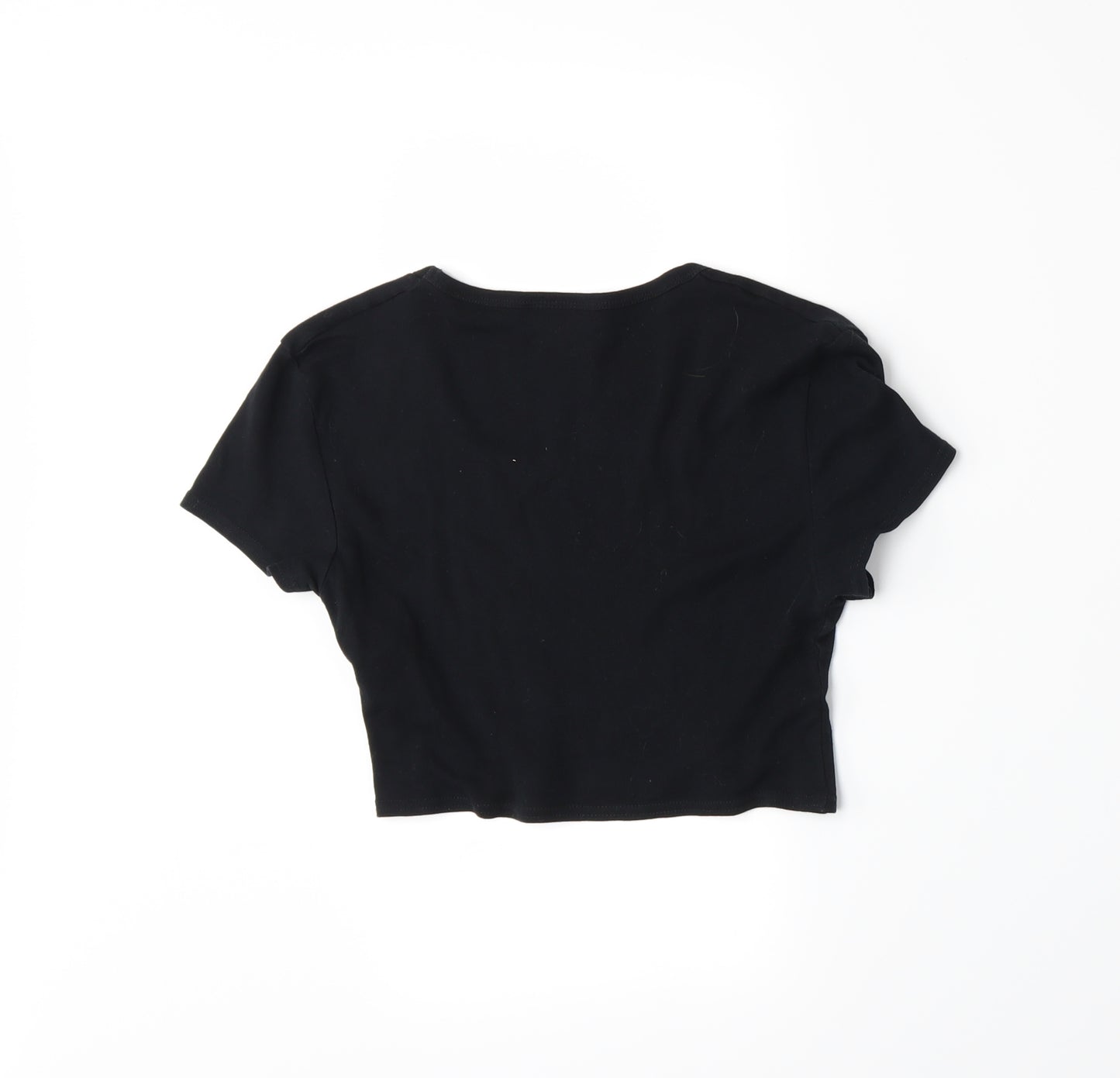 Topshop Womens Black   Basic T-Shirt Size 8