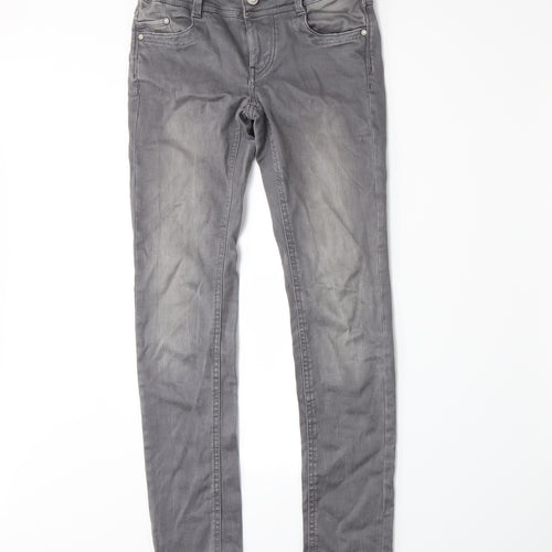 Lemmi Girls Grey  Denim Skinny Jeans Size 12 Years