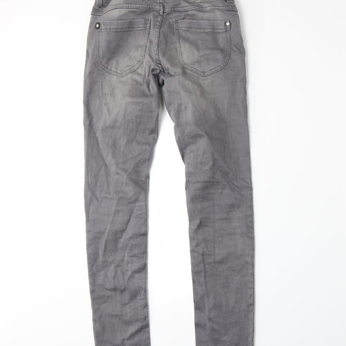 Lemmi Girls Grey  Denim Skinny Jeans Size 12 Years