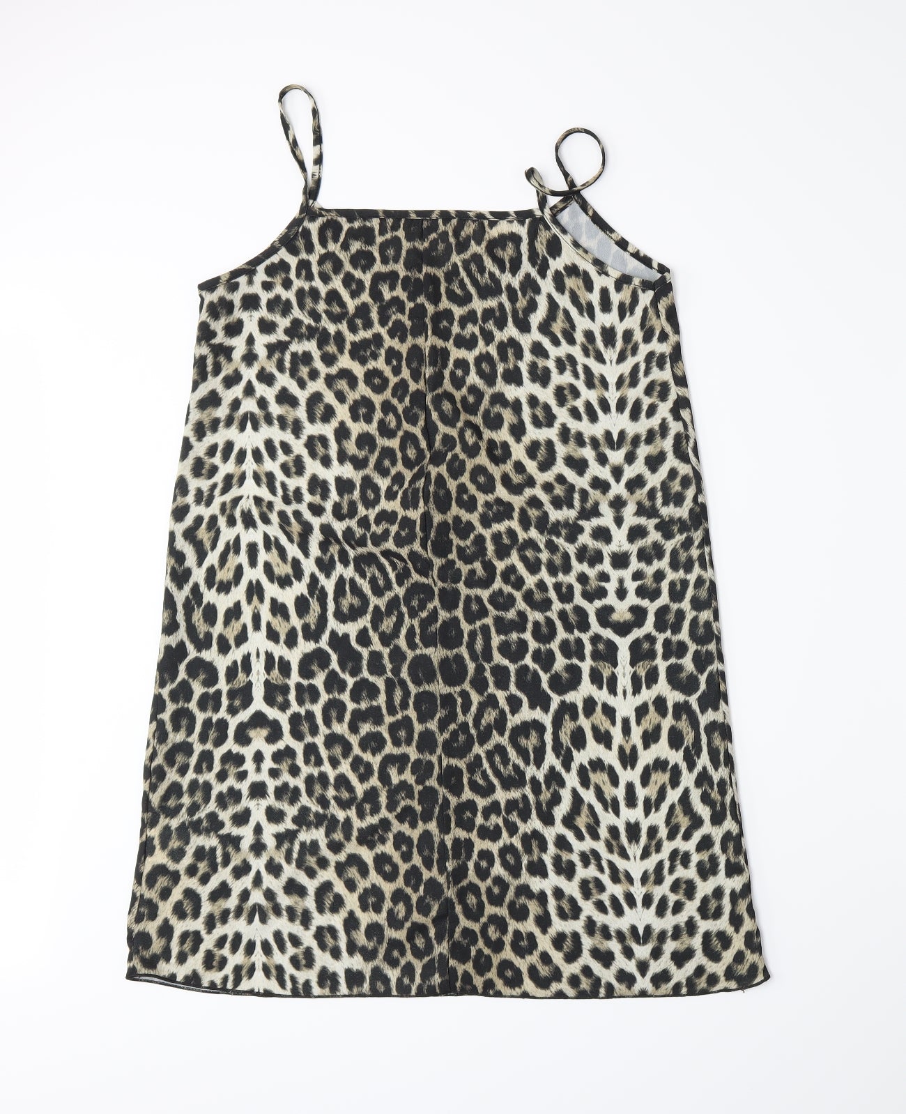 Quiz Womens Beige Animal Print  A-Line  Size 12