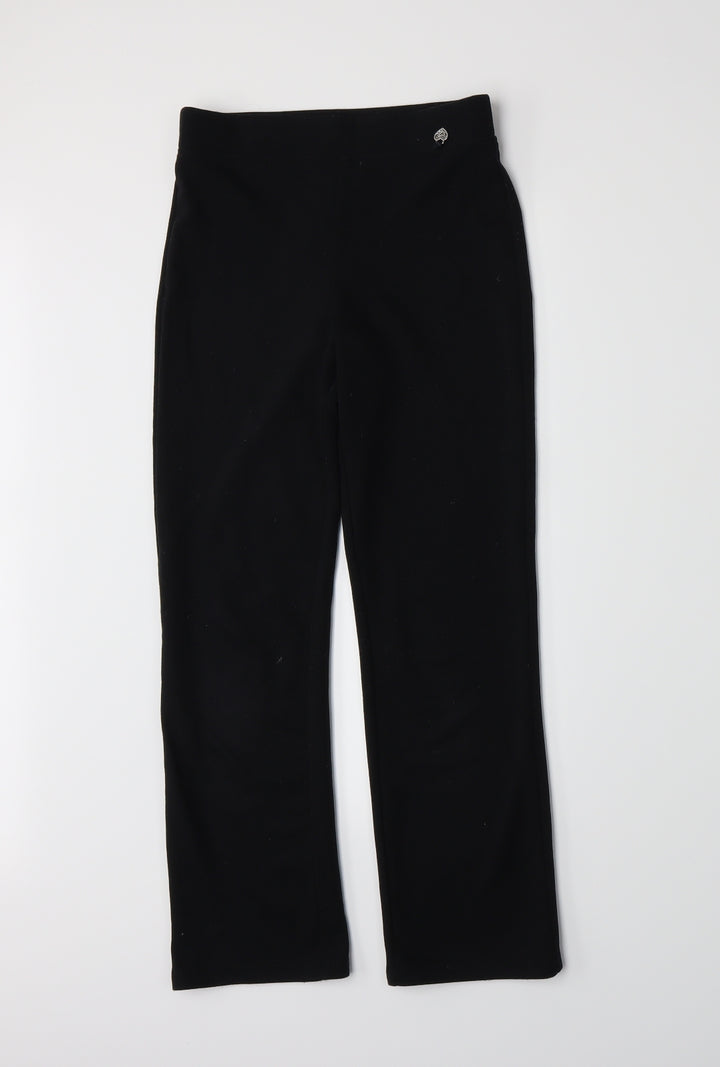 George Girls Black   Capri Trousers Size 9-10 Years
