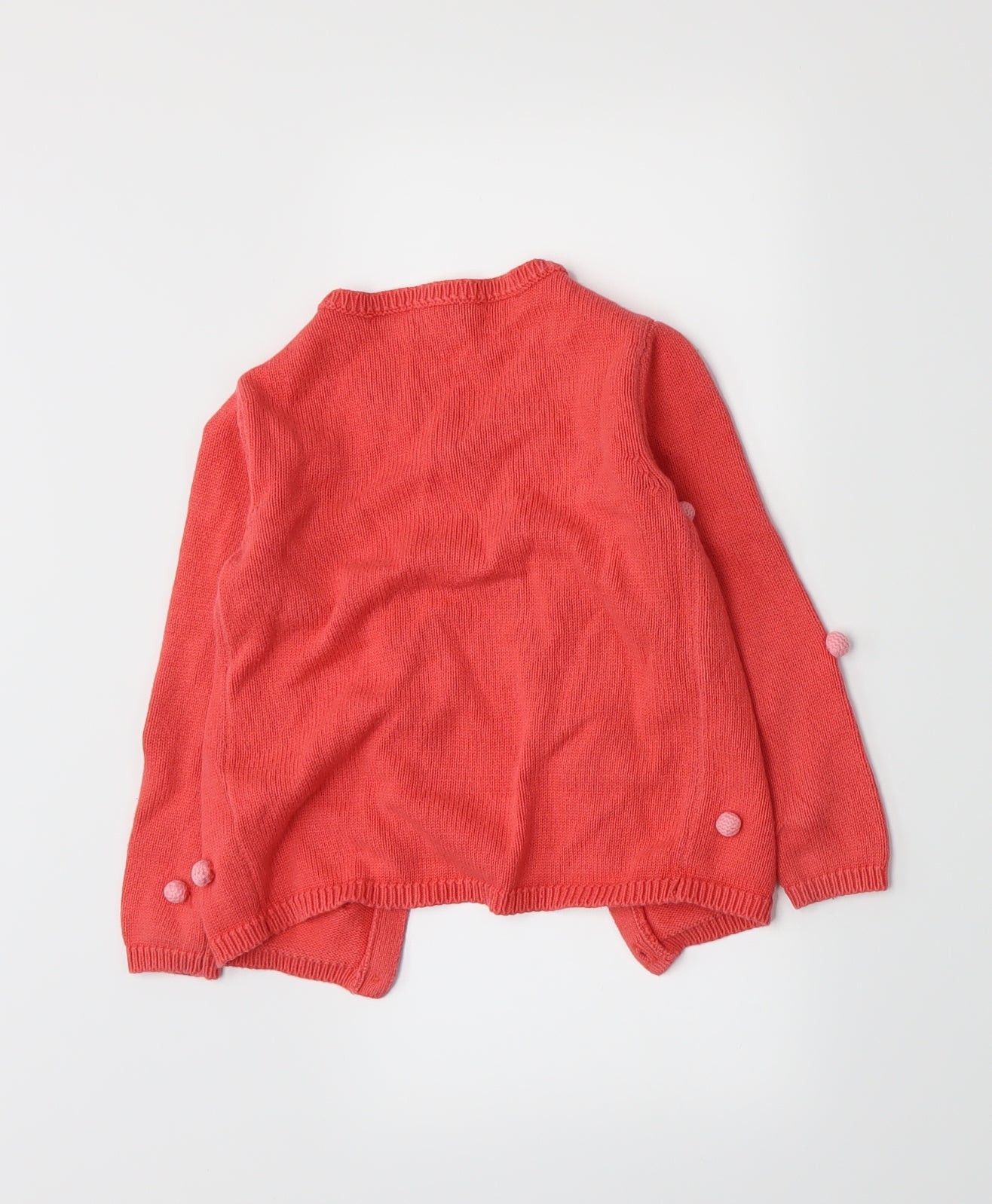 Preworn Girls Pink   Cardigan Jumper Size 3 Years