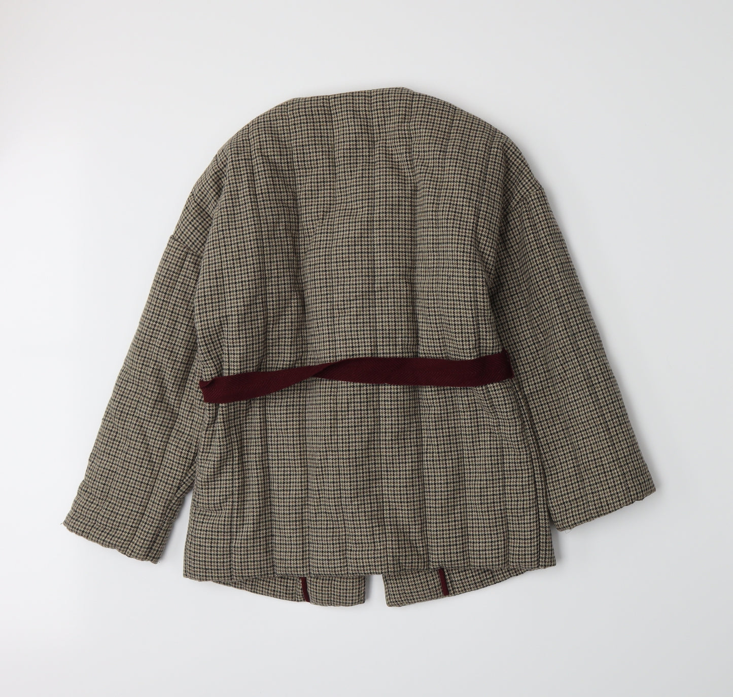 Zara Girls Beige Houndstooth  Jacket  Size 11-12 Years